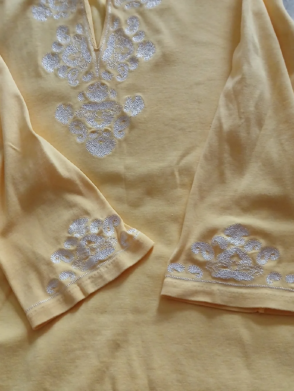 Jones New York Yellow Knit Top Size M - Picture 3 of 6